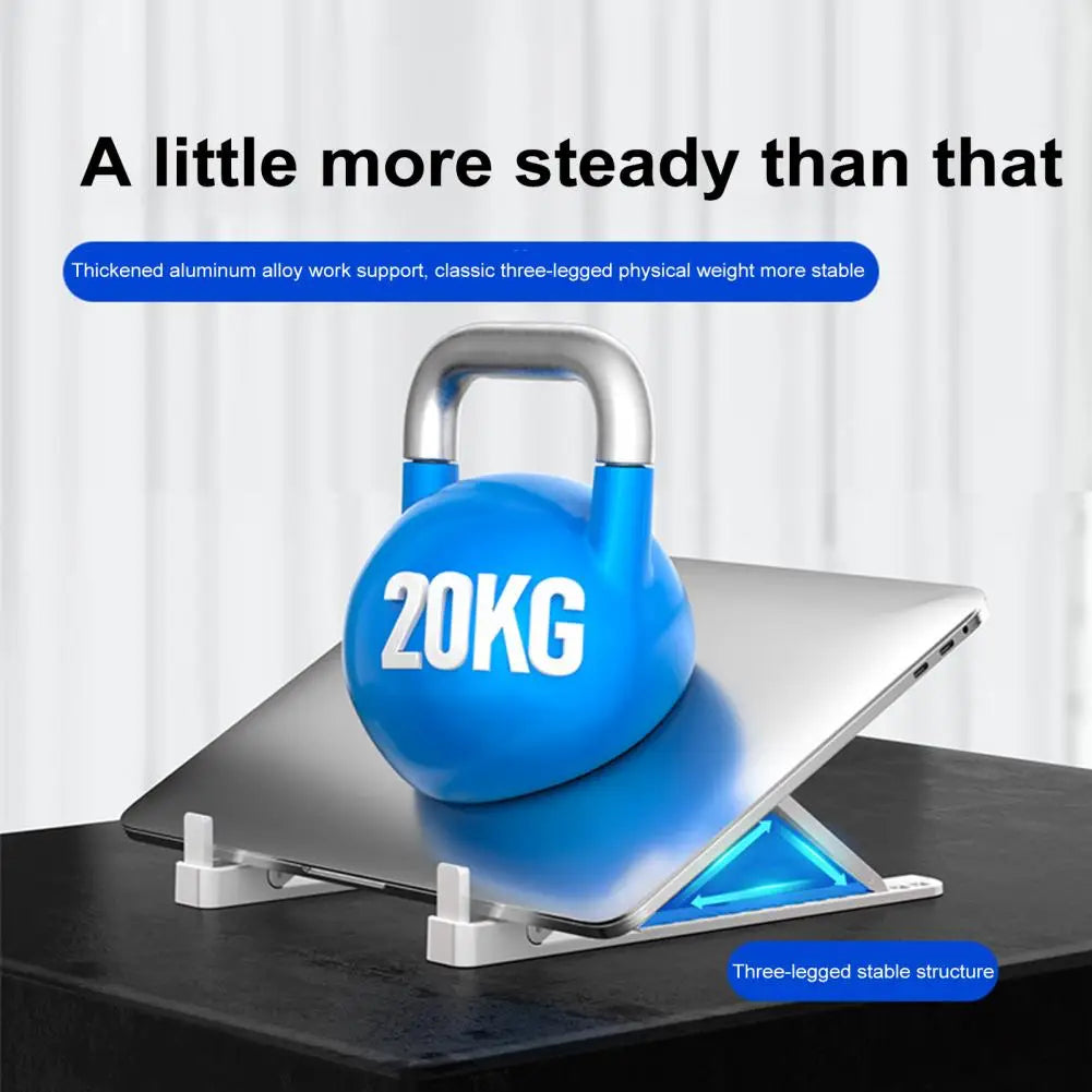 Adjustable Laptop Bracket Ergonomic Laptop Stand with Fan Portable Height Adjustable Riser Bracket for High Stability for Work