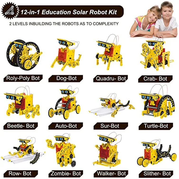 Robo Scientific Experiment - Solar Energy - 12 Shapes