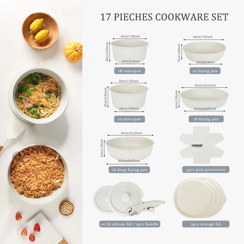 Connor ultra non-stick cookware set