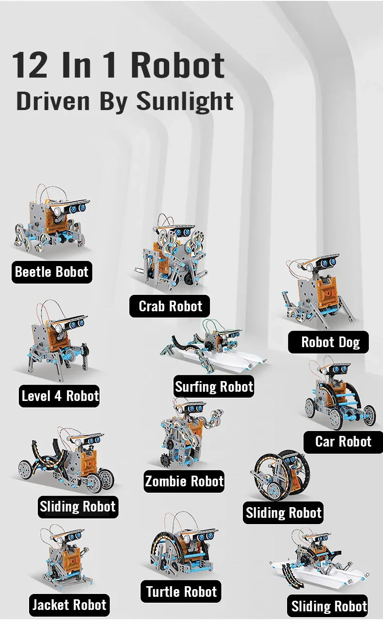 Robo Scientific Experiment - Solar Energy - 12 Shapes