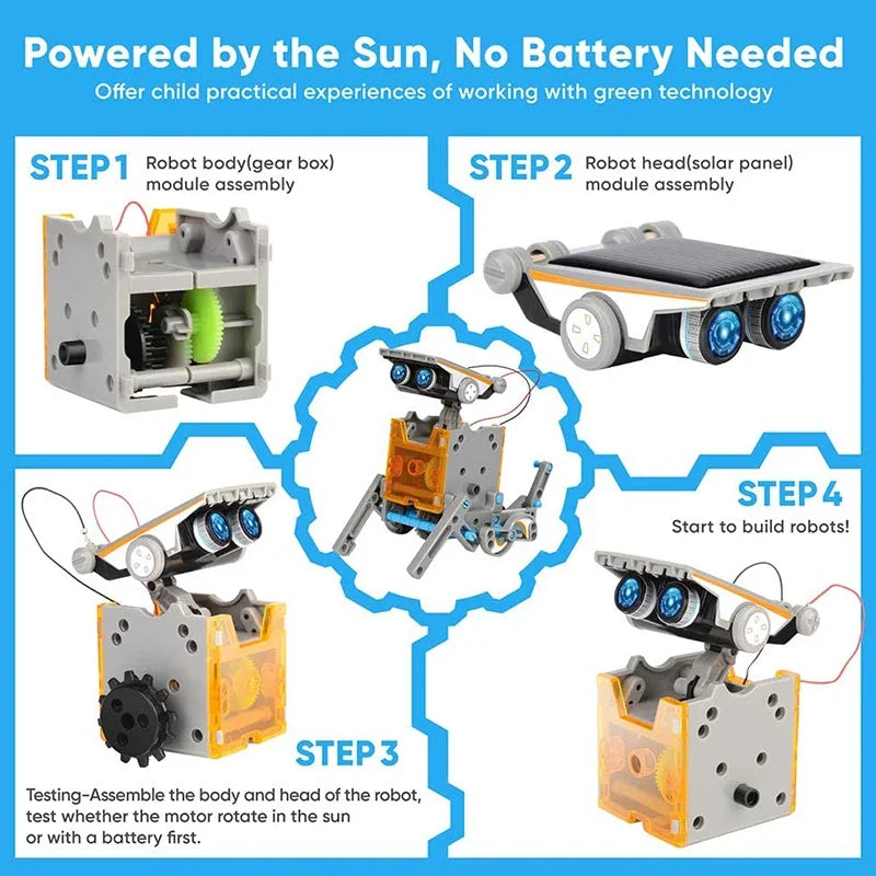 Robo Scientific Experiment - Solar Energy - 12 Shapes